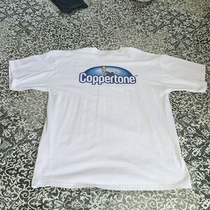 NWOT Vintage 90s Coppertone Suncare Products T-shirt Sz XL